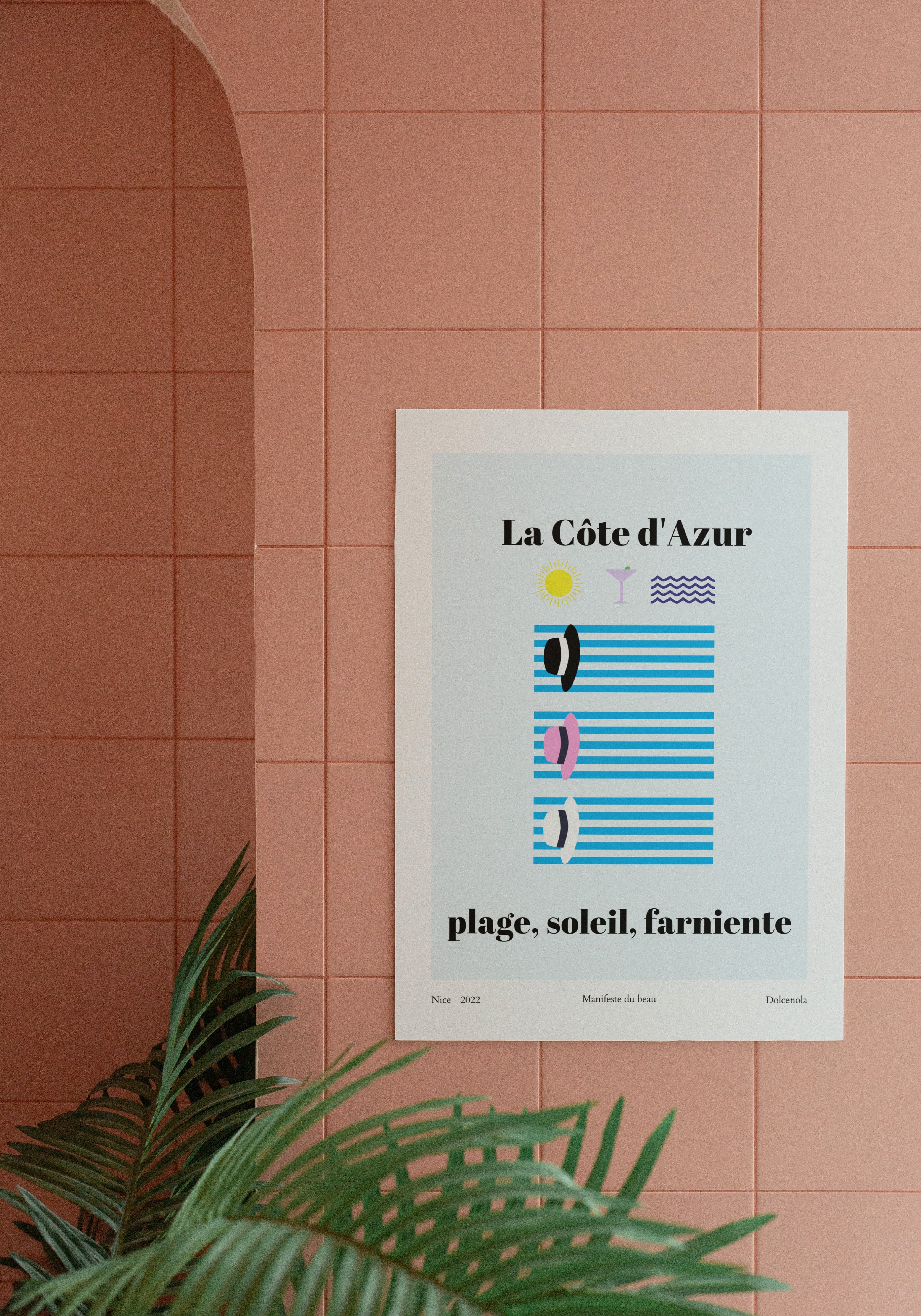 Affiche La Côte d'Azur