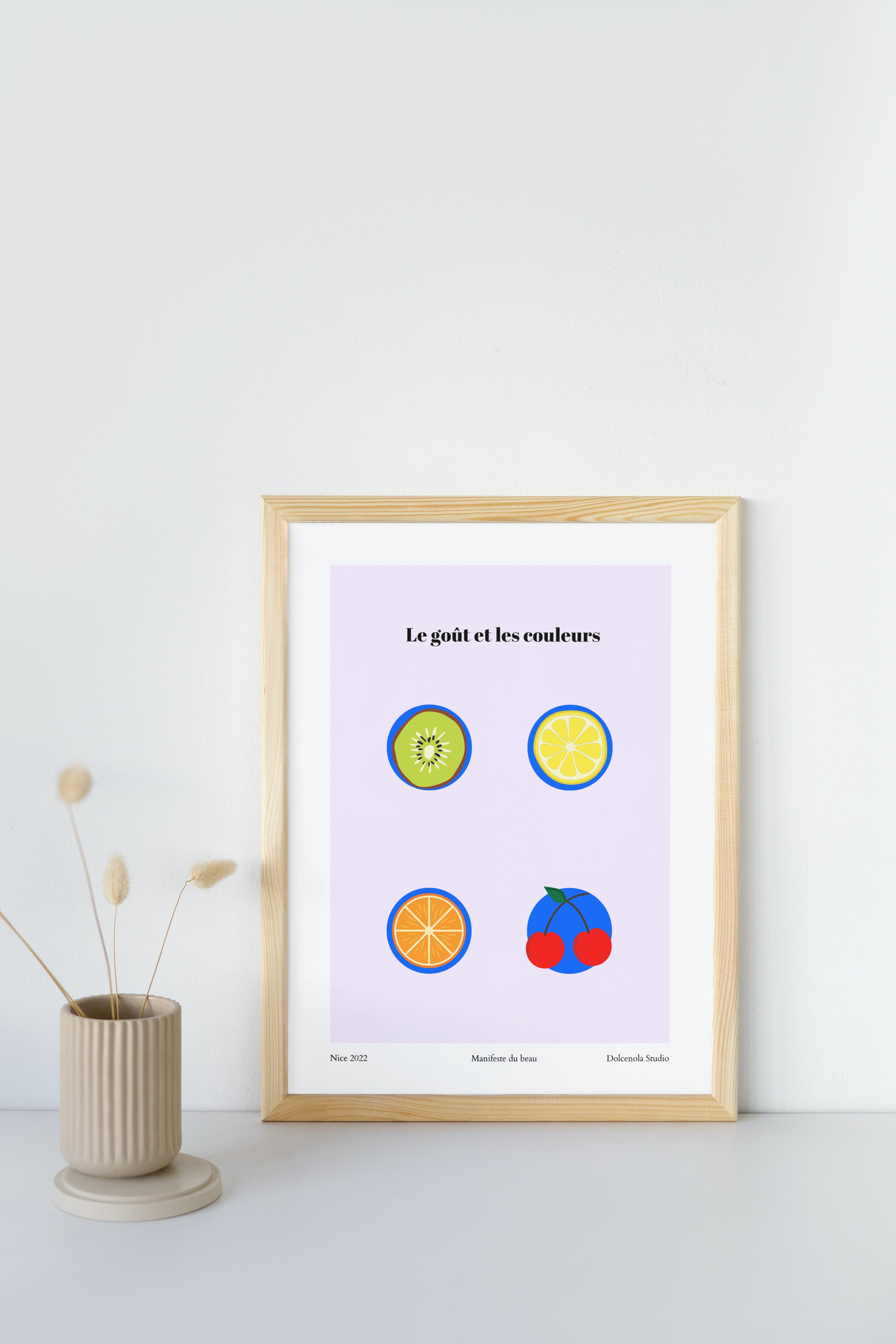 Affiche Le goût et les couleurs