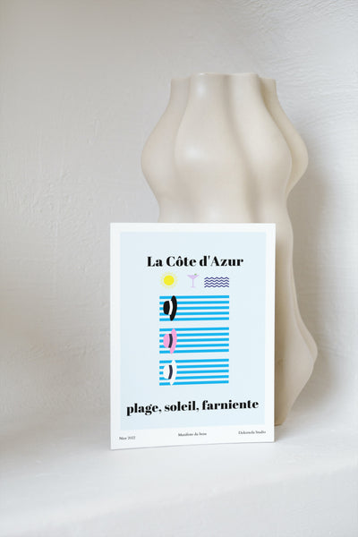 Carte Postale La Côte d'Azur