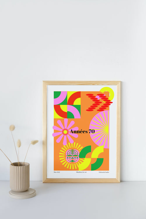 Affiche Années 70