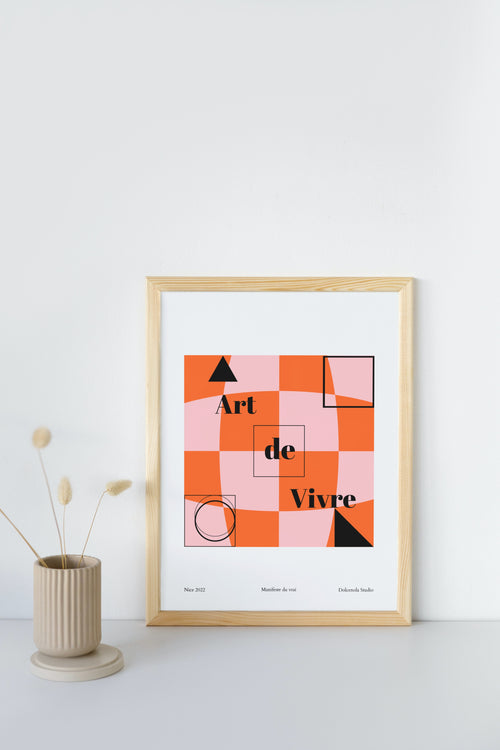 Affiche Art de Vivre