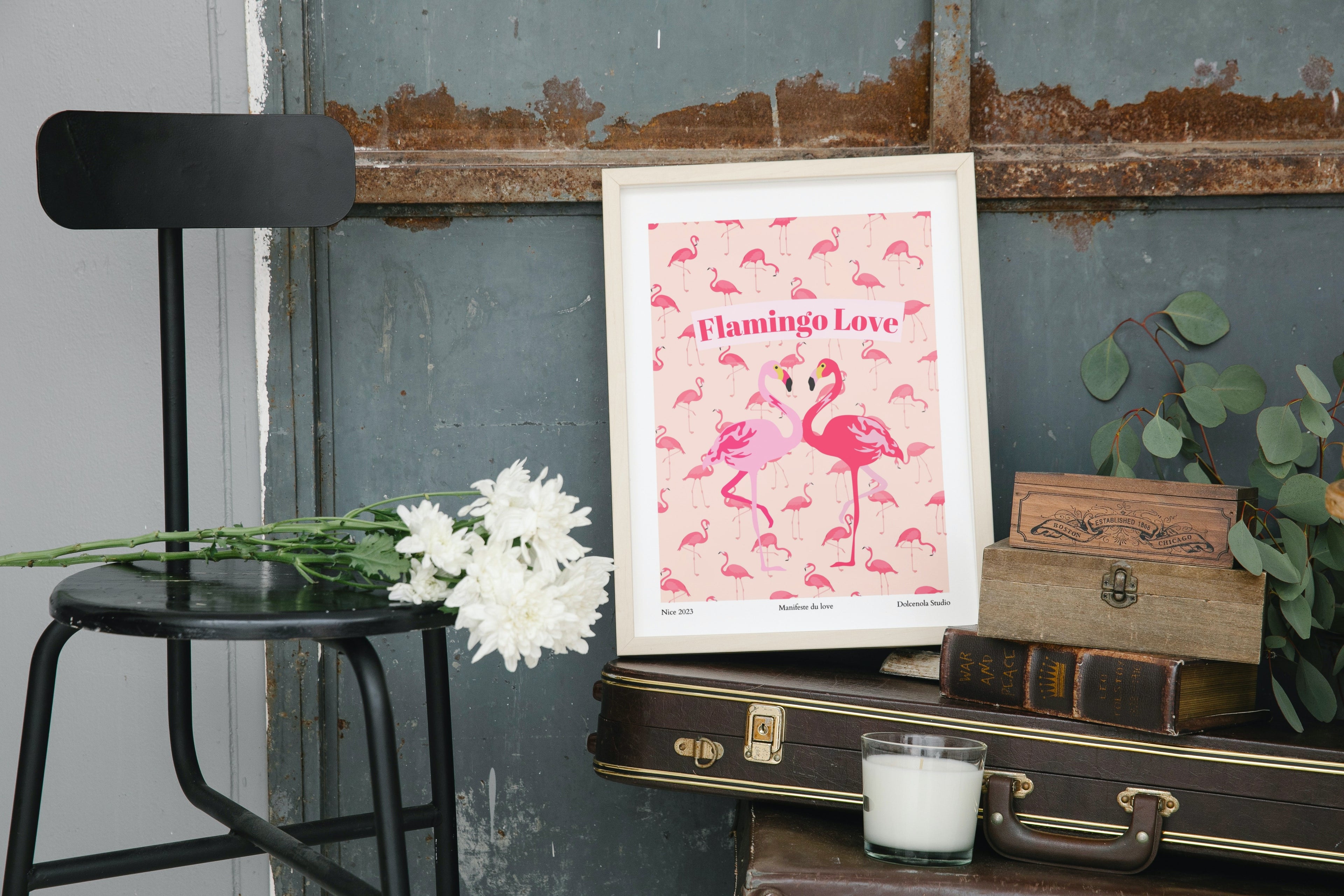 Affiche Flamingo