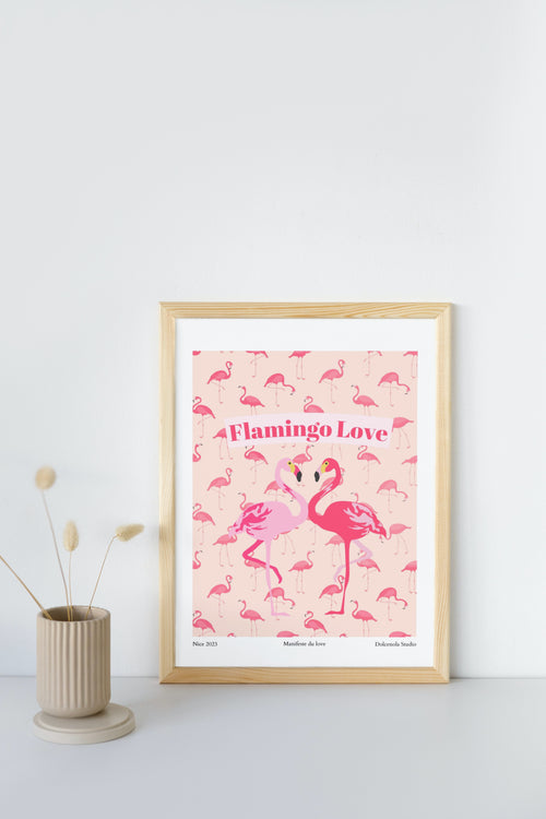 Affiche Flamingo