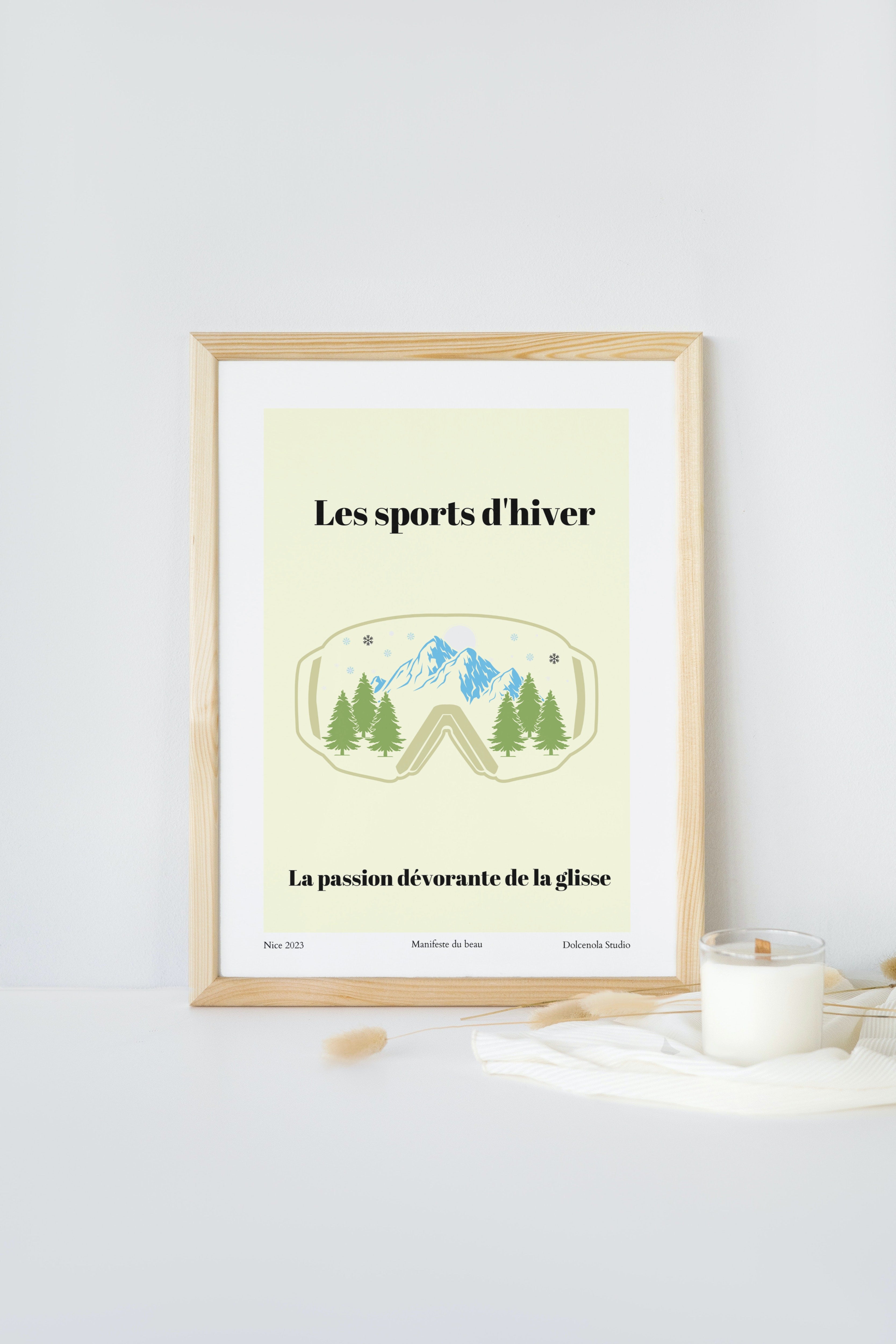 Affiche Sports d'hiver