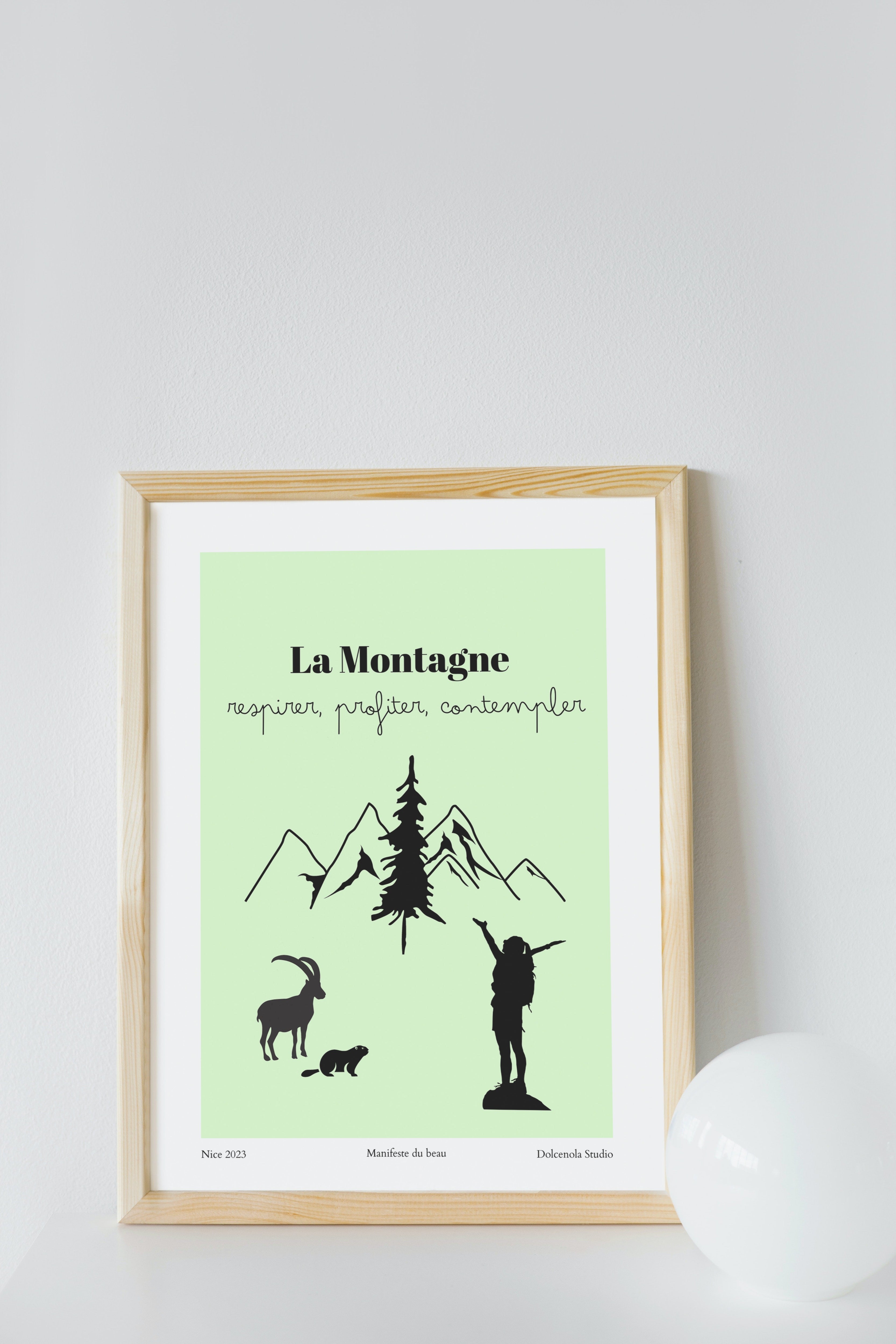 Affiche La Montagne Nature