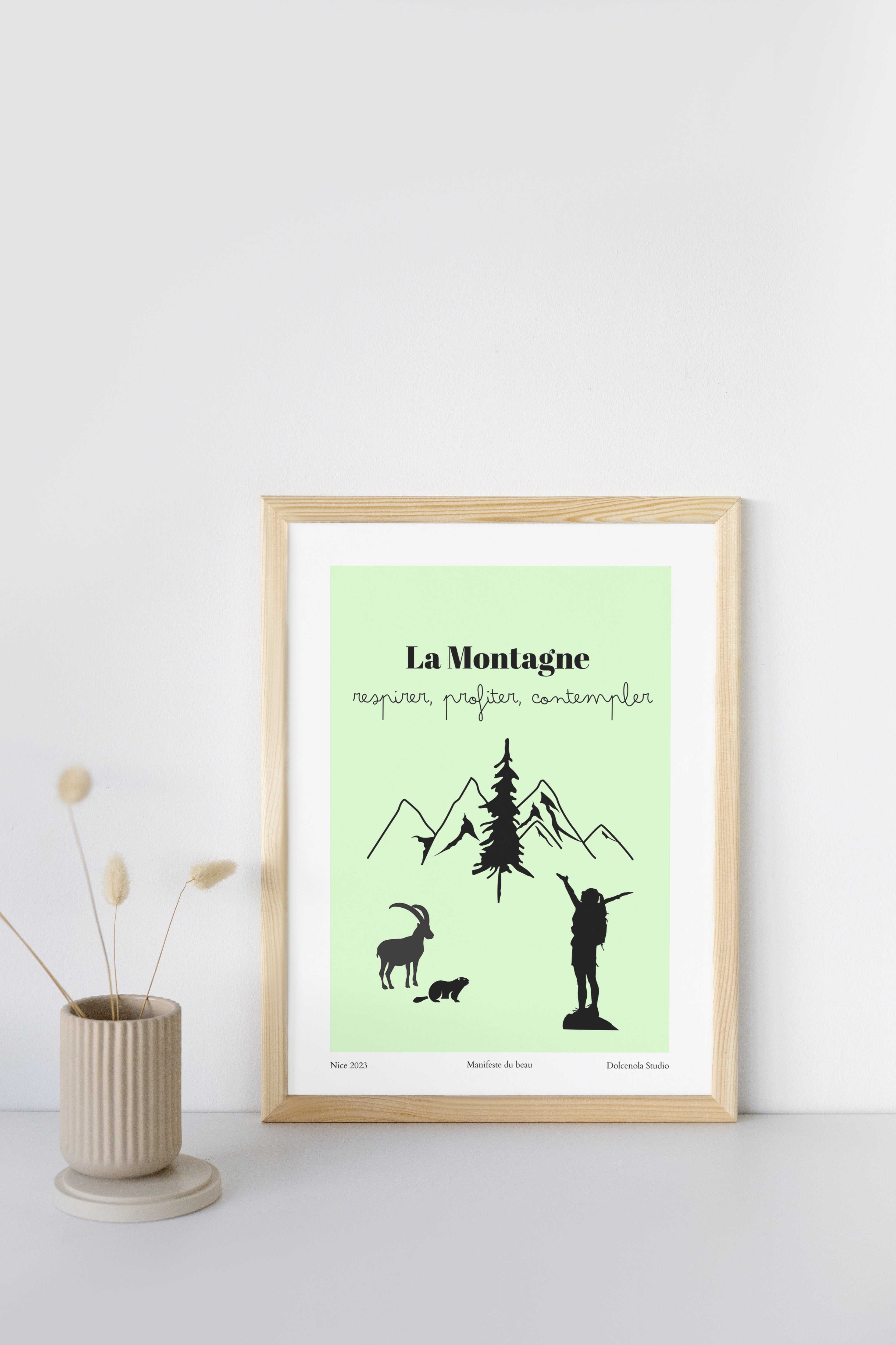 Affiche La Montagne Nature